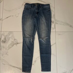 Classic Distressed Skinny Jeans